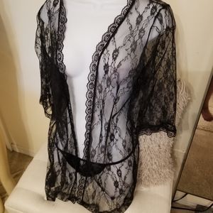 Lady in the Lace Robe